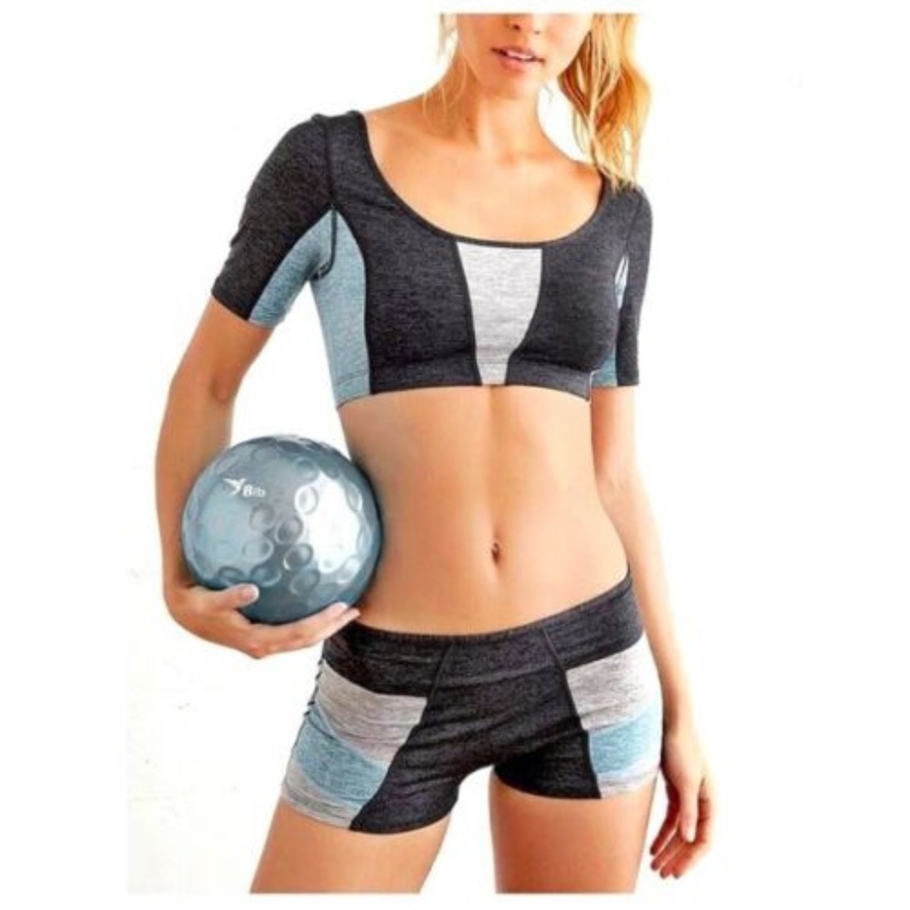 Free People Movement Six Pack Set Charcoal Combo
